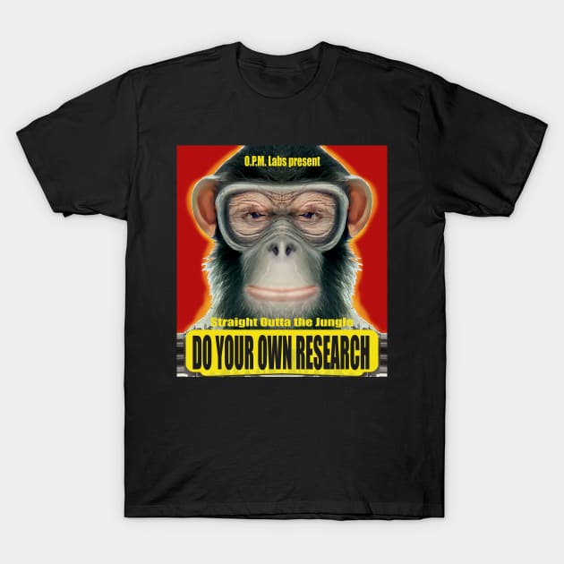 Funny DYOR Bored Ape Crypto Meme T-Shirt by PlanetMonkey